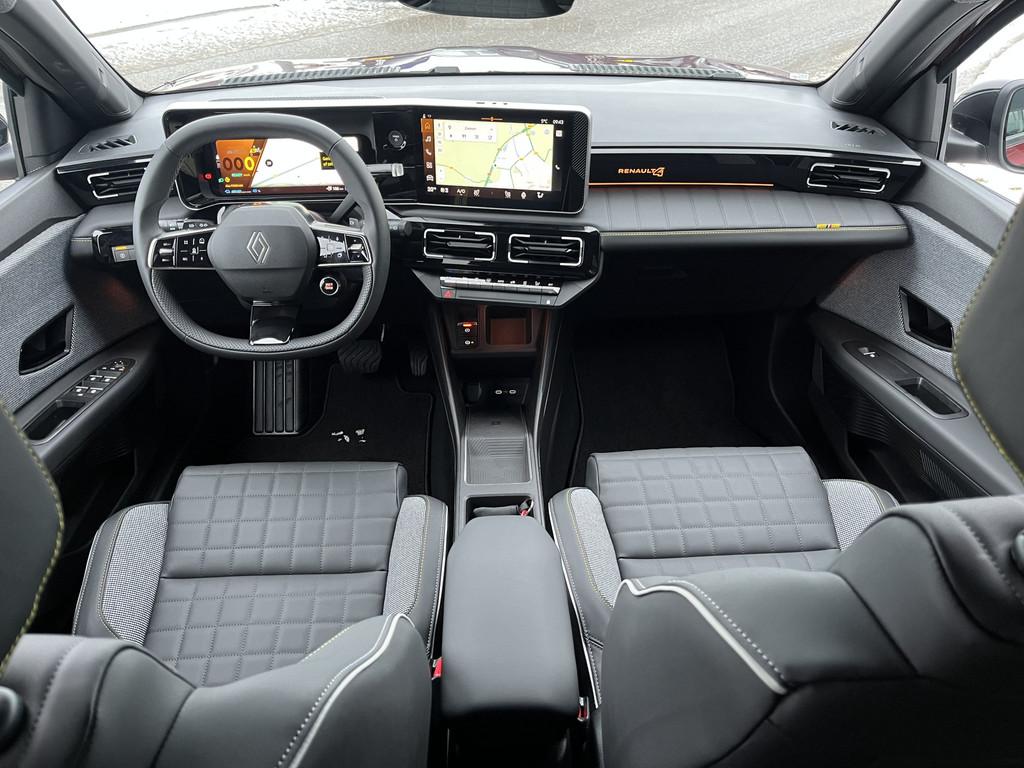Renault 4 comfort range iconic 52 kWh / Camera / Stoelverw.+, 12 maanden, Gebruikt, Leder en Stof, Adaptive Cruise Control