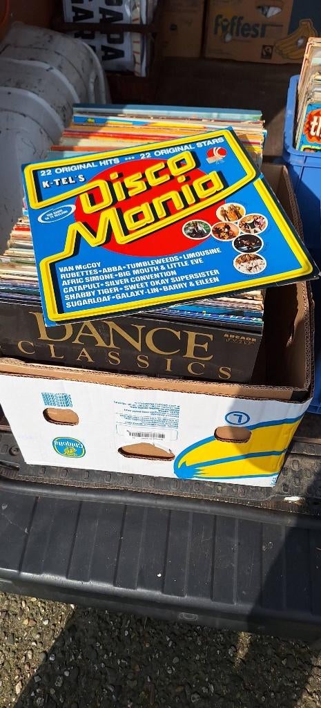 Partij 600 x vinyl, langspeelplaten, elpees, 1 koop 100,-, Ophalen, Gebruikt, Overige formaten