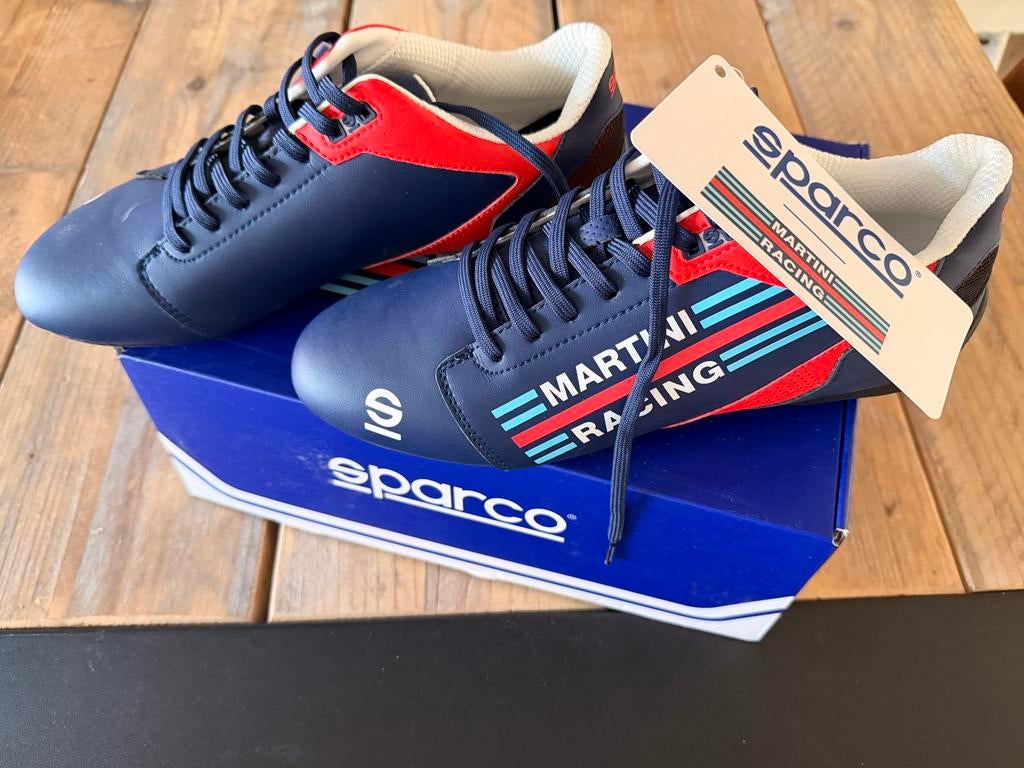 Nieuwe Sparco Martini Racing Sneakers - Maat 43, Kleding | Heren, Schoenen, Nieuw, Sneakers of Gympen, Blauw, Ophalen of Verzenden