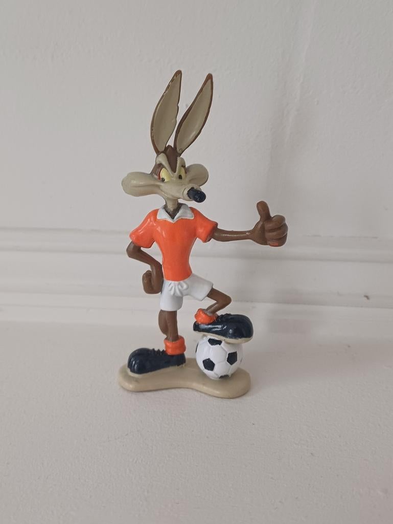 Wile E. Coyote Oranje Supporter Figuur - Star Toys 1996, Ophalen of Verzenden, Gebruikt