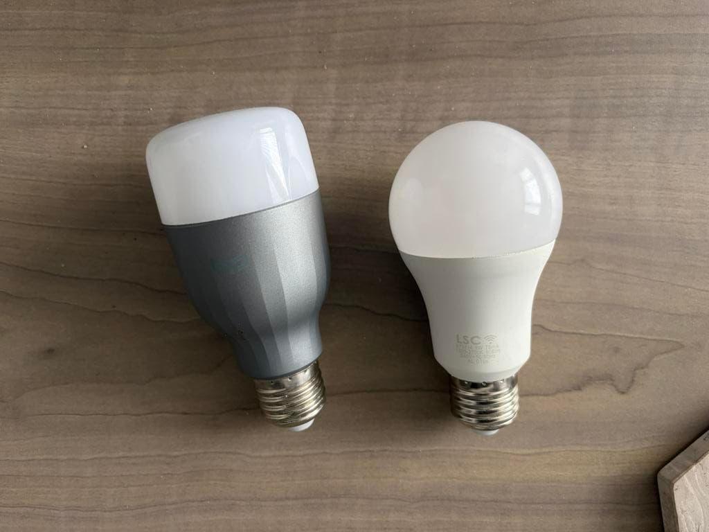 WiFi Lampen - Yeelight en LSC, Led-lamp, Gebruikt, Minder dan 30 watt, E27 (groot)