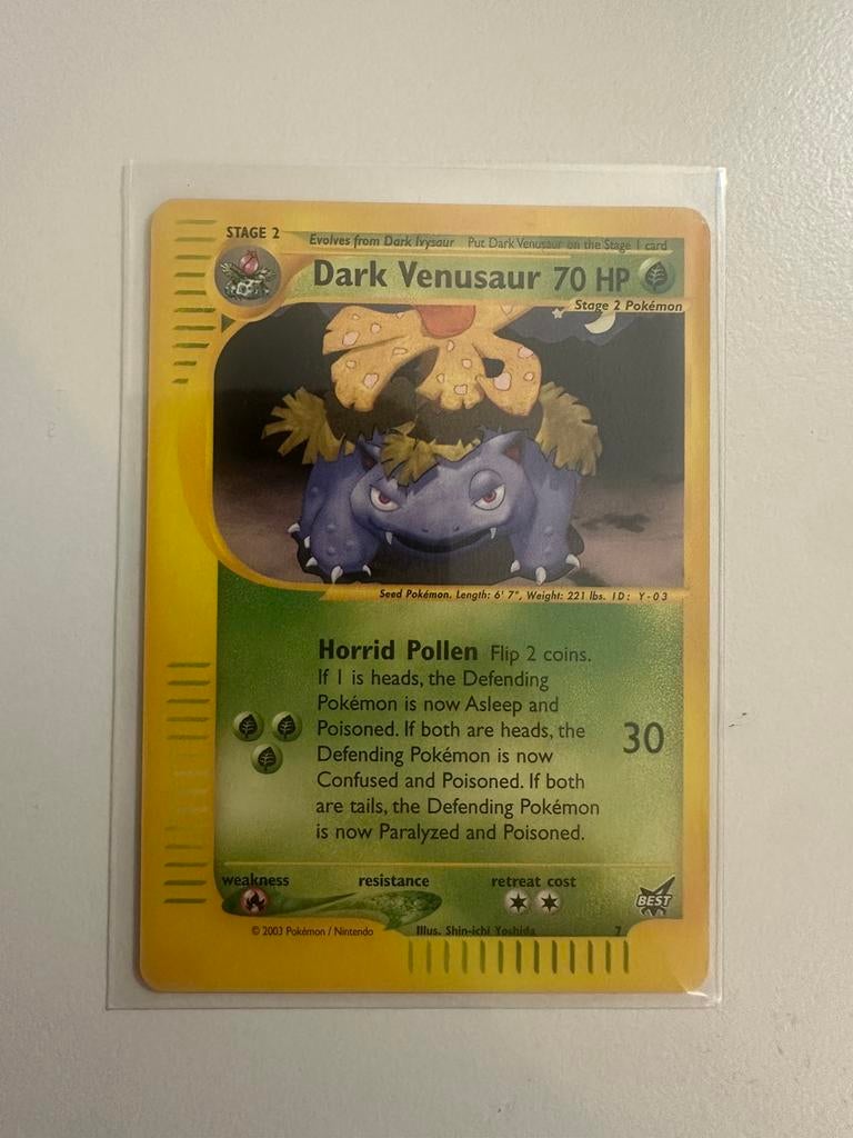 Dark venusaur, Ophalen of Verzenden, Zo goed als nieuw