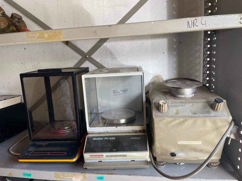 Set Vintage Precisieweegschalen (o.a. Mettler Toledo), Antiek en Kunst, Ophalen