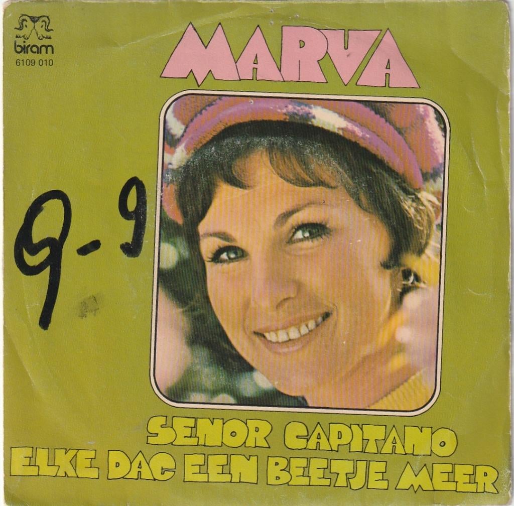 Marva - Senor  capitano - Elke dag een beetje meer - Nr 136, Ophalen, Gebruikt, Overige formaten, Levenslied of Smartlap