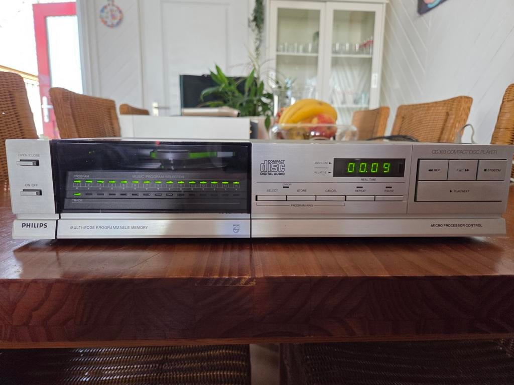 Philips CD303 CD-speler (1983) – Vintage High-End, Ophalen, Zo goed als nieuw, Philips