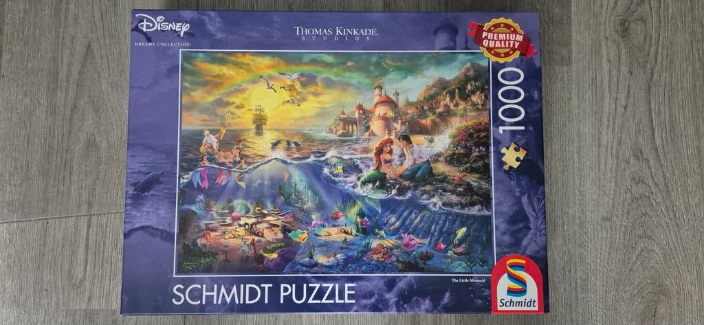 Disney Ariel puzzel, Ophalen, 500 t/m 1500 stukjes, Zo goed als nieuw