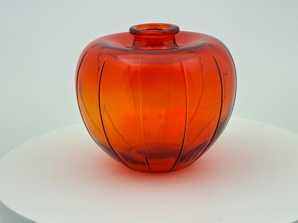 AD Copier - Oranjevaasje Bevrijding 1945 - Vintage Glas, Antiek en Kunst, Antiek | Vazen, Ophalen of Verzenden