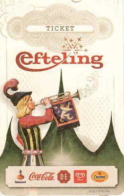 3 toegangskaarten voor de Efteling, Tickets en Kaartjes, Drie personen of meer, Ticket of Toegangskaart