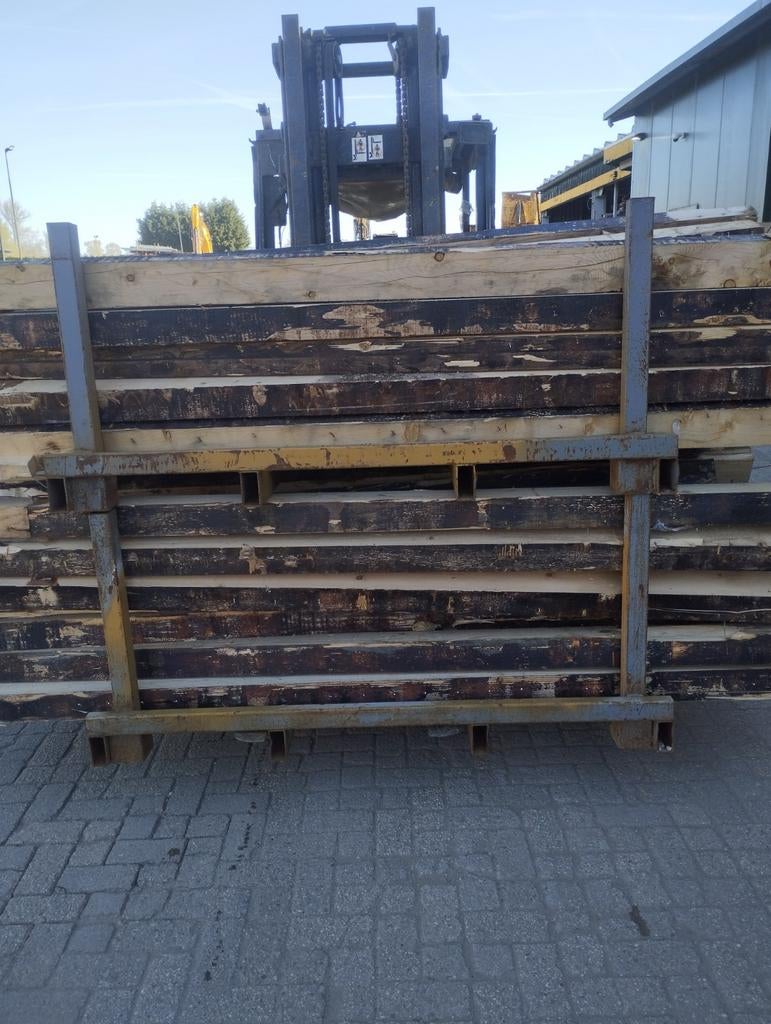 Vuur houten balken, Tuin en Terras, Ophalen, 250 cm of meer, Balken