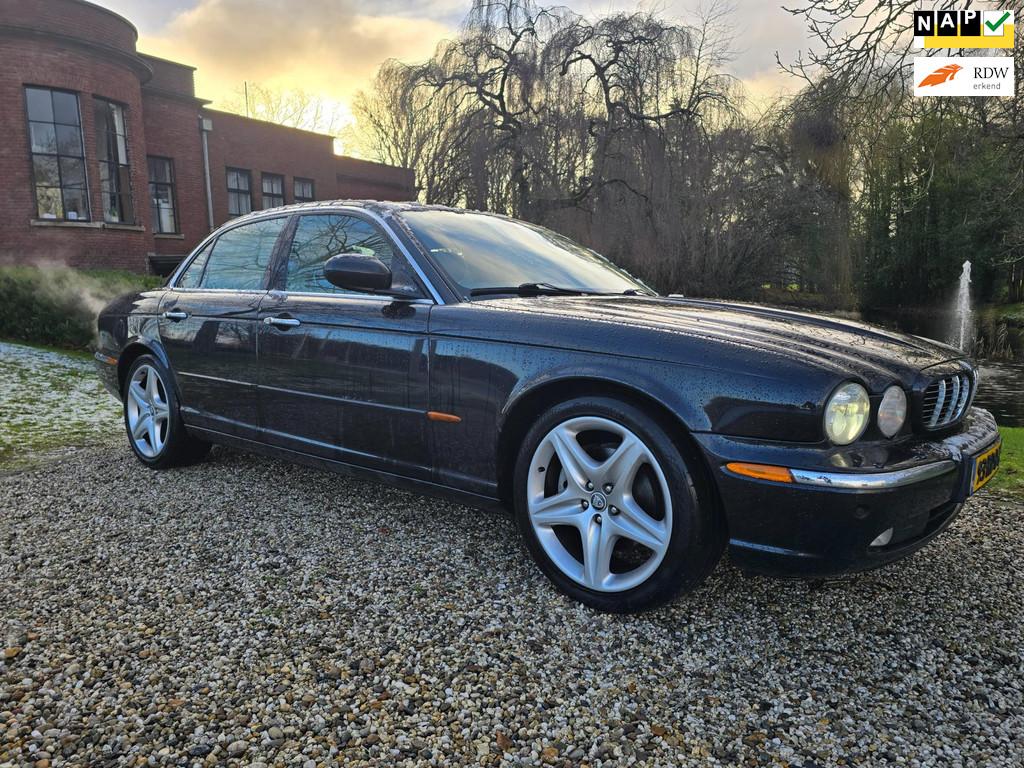 Jaguar XJ 3.0 V6 Sovereign Automaat Leer stoelverwarming Zee, Auto's, Automaat, 238 pk, Achterwielaandrijving, Gebruikt