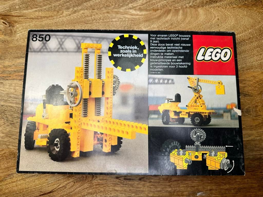 Lego 850 Technic set met instructies, Gebruikt, Lego, Ophalen of Verzenden, Technic