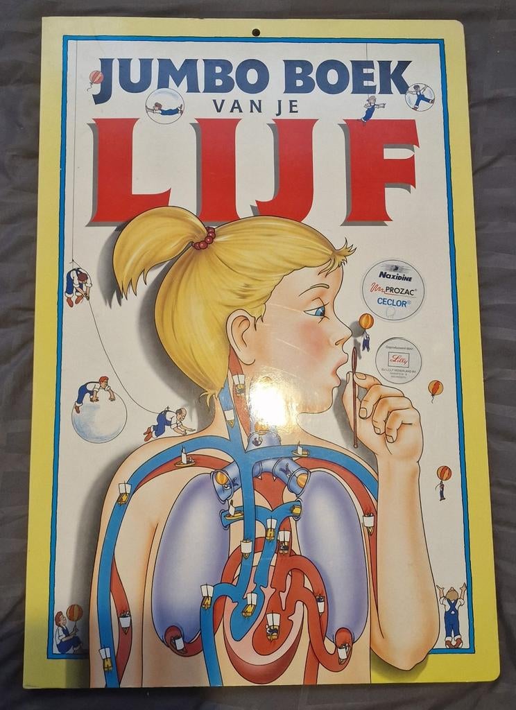 Vintage Jumbo boek van je lijf uitgave 1990 te koop!, Ophalen of Verzenden, Zo goed als nieuw