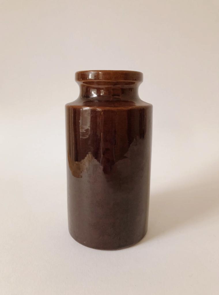 VINTAGE BRUINE WEST GERMANY VAAS | SCHEURICH (203-18), Ophalen of Verzenden