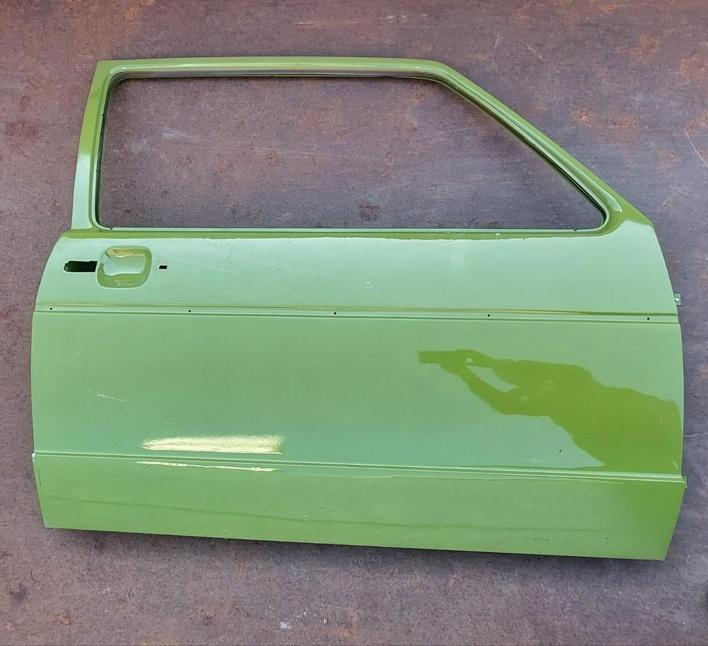 Volkswagen Golf 1 mk1 3deurs 1977 deur rechts groen, Auto-onderdelen, Ophalen, Gebruikt, Rechts, Volkswagen