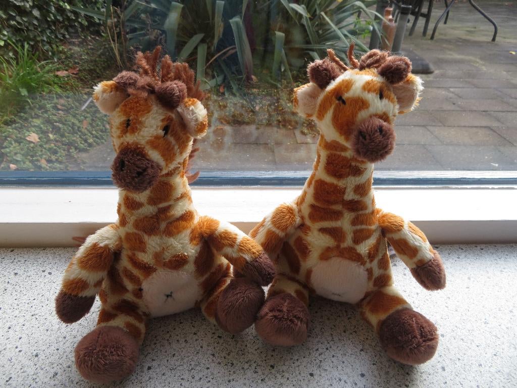 2 x Giraffe of giraf merk Happy Horse va Unilever, Ophalen of Verzenden, Zo goed als nieuw, Overige typen