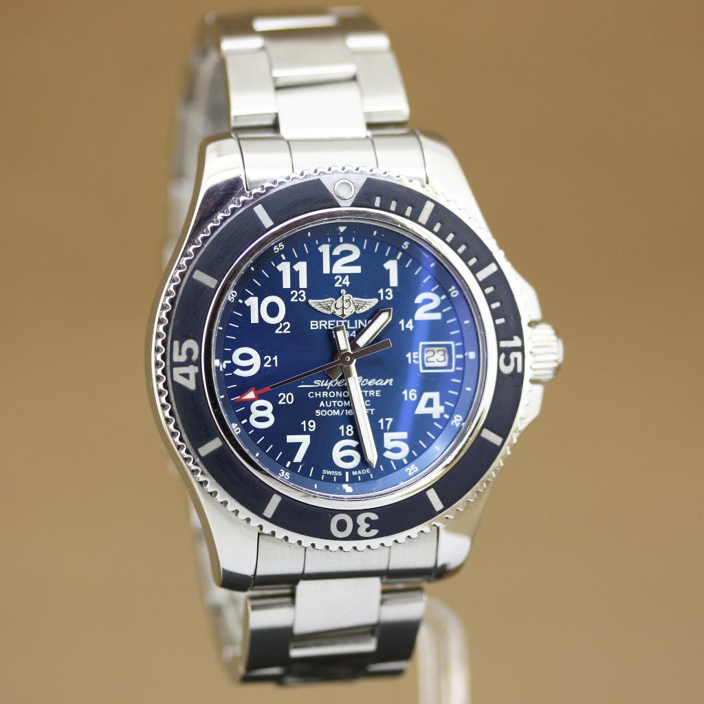 Breitling Superocean II 42 Ref. A17365, Staal, Gebruikt, Staal, Breitling