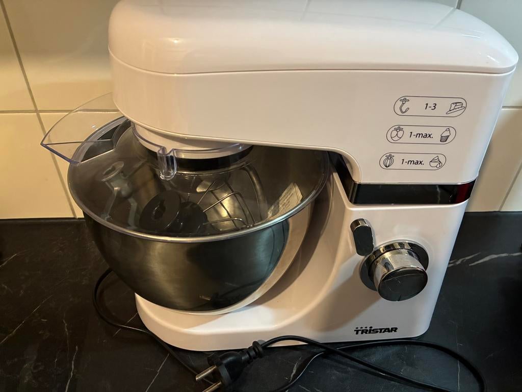 Tristar keukenmachine deegmachine  Inclusief 3 deeghaken, Ophalen of Verzenden, Zo goed als nieuw