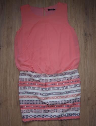 Roze Boho Ibiza Jurk Unika (M), Kleding | Dames, Jurken, Maat 38/40 (M), Unika, Ophalen of Verzenden, Knielengte