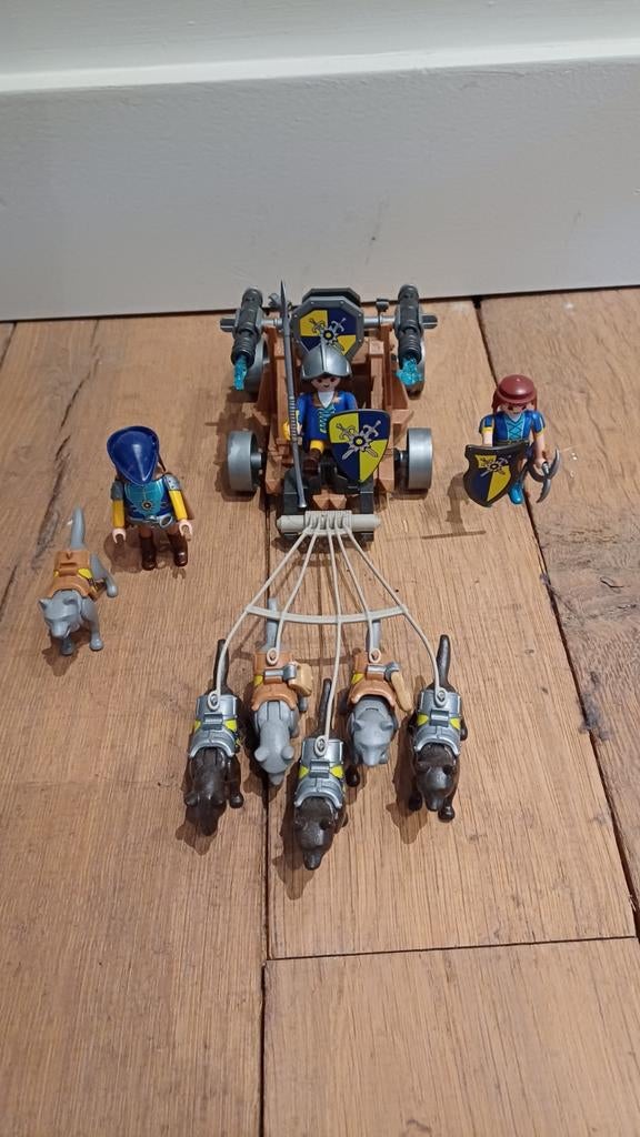 Playmobil Novelmore Ridders met Waterkanon en Wolven, Verzenden