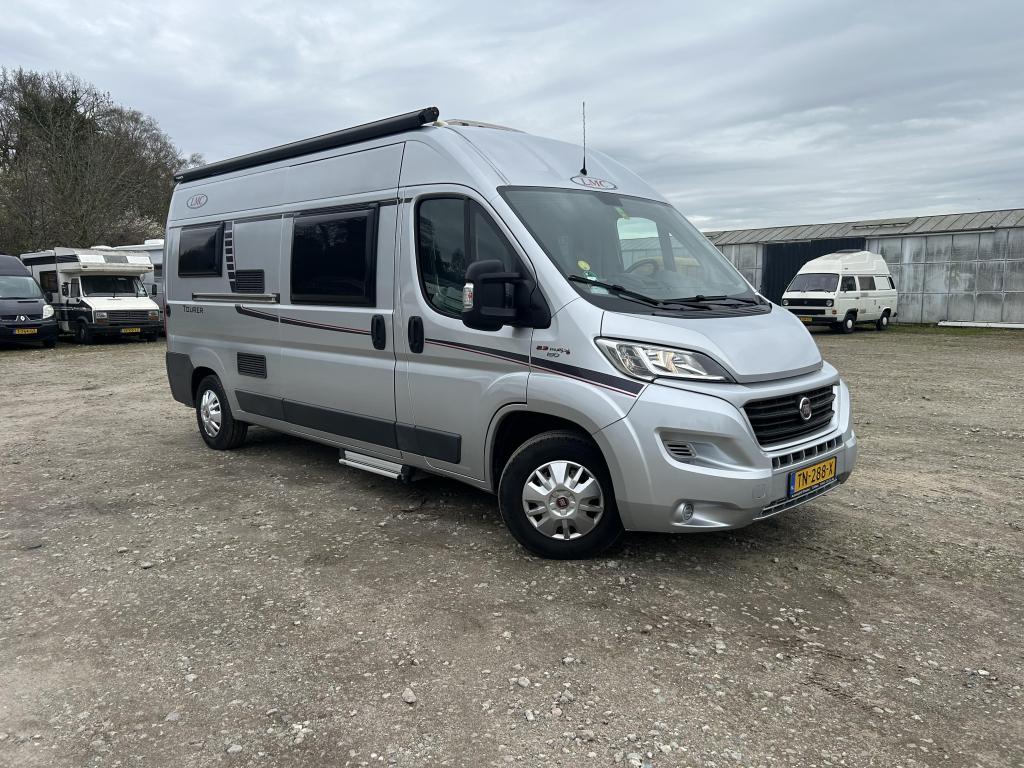 LMC Tourer 59 met garantie, Caravans en Kamperen, Half-automaat, Ringverwarming, Fiat, Bedrijf