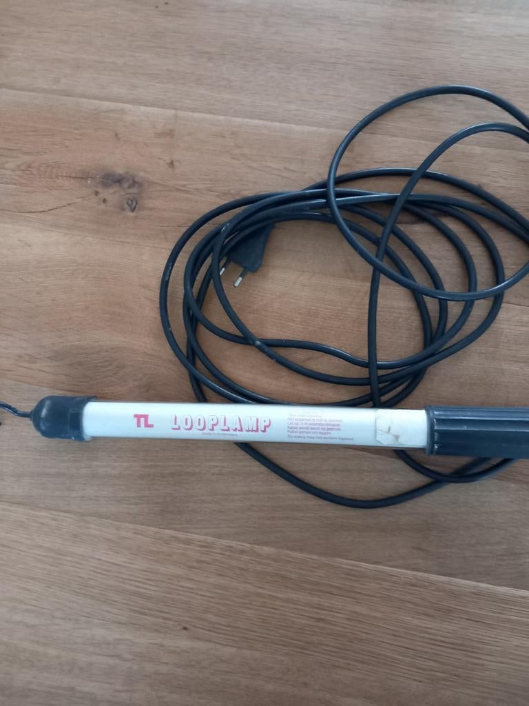 Looplamp., Doe-het-zelf en Verbouw, Bouwverlichting, Ophalen, Gebruikt, Minder dan 50 watt
