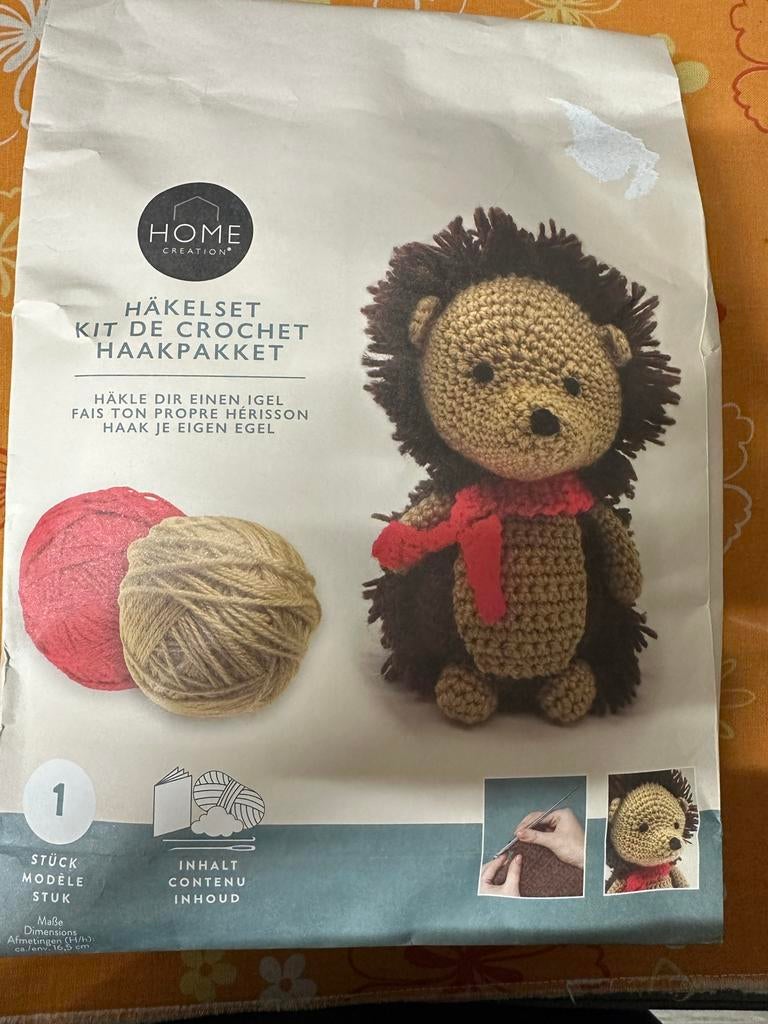 Home Creation haakpakketten egel, beer en schaap, Hobby en Vrije tijd, Breien en Haken, Ophalen of Verzenden, Nieuw, Haken, Overige typen