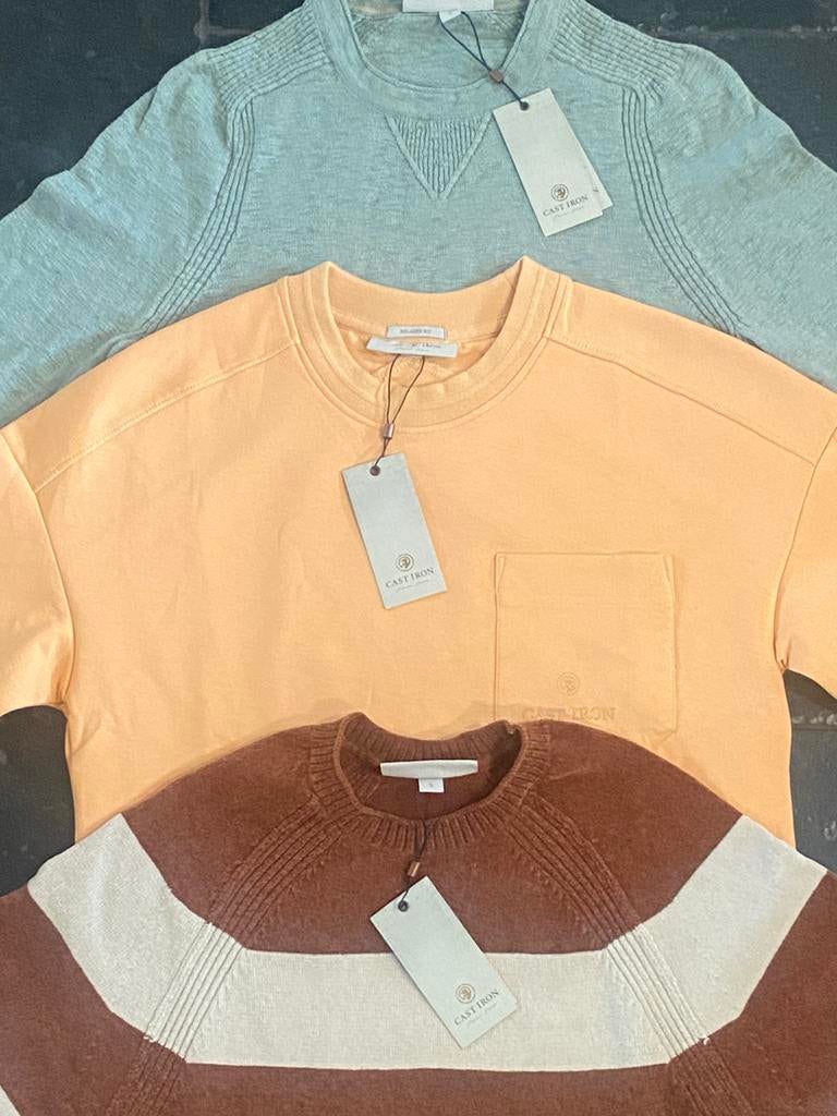 Cast iron bundel pakket partij 3 stuks maat S nieuw, Kleding | Heren, Truien en Vesten, Overige kleuren, ., Nieuw, Ophalen of Verzenden