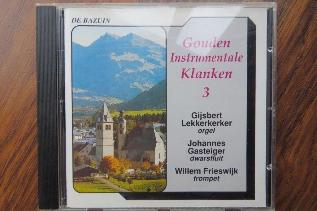 Cd: Gouden Instrumentale Klanken deel 3, orgel, fluit, tromp, Ophalen of Verzenden, Zo goed als nieuw, Gospel