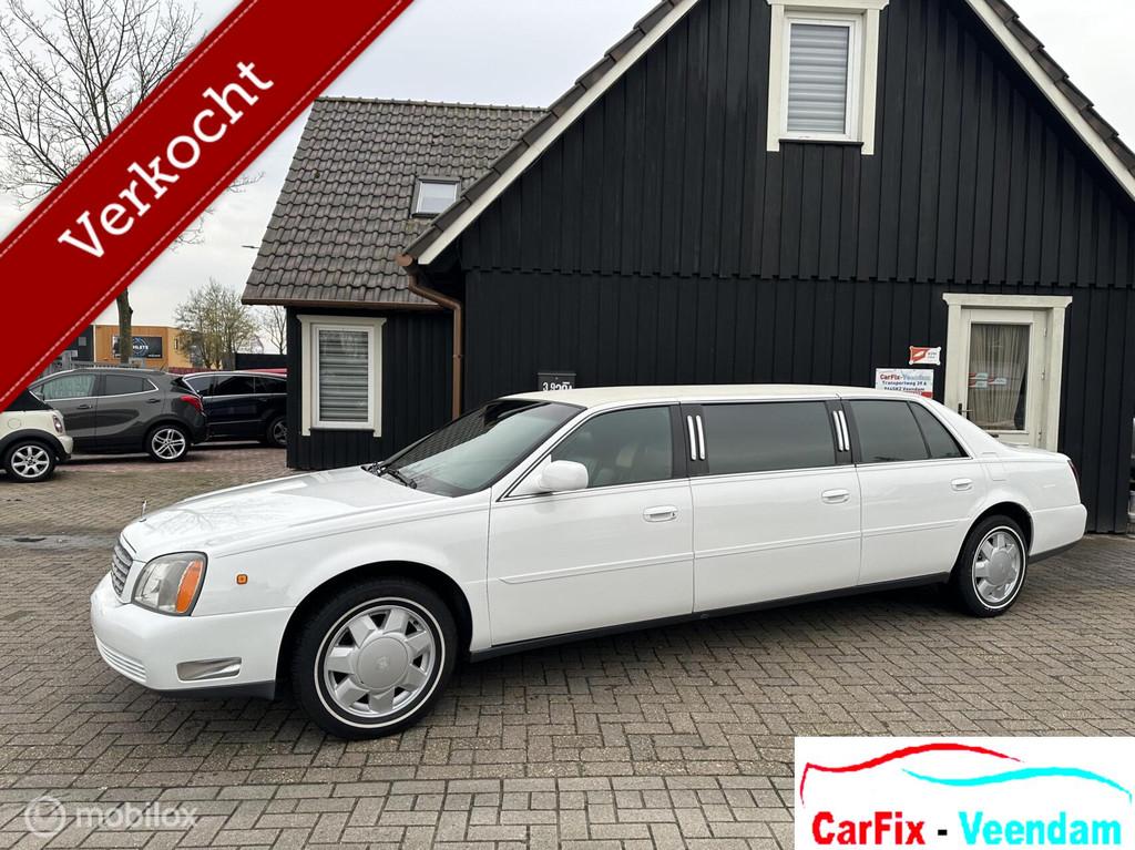 Cadillac DE-Ville Limousine De ville, Automaat, Overige carrosserieën, Wit, Leder