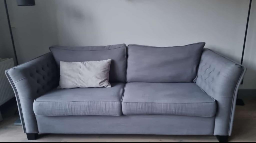 Nette 2.5-zits bank, rook- en diervrij huis, Mart Kleppe, Huis en Inrichting, Banken | Bankstellen, Zo goed als nieuw, Rechte bank