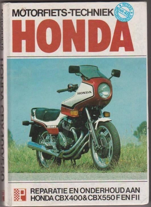 werkplaatshandboek HONDA CBX400 en CBX550; slechts 7,50 euro, Motoren, Ophalen of Verzenden, Honda