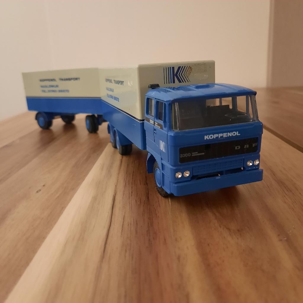 KOPPENOL TRANSPORT NAALDWIJK 3300 DAF 6 X 2 & HANGER GESL,D., Verzenden, Nieuw, Bus of Vrachtwagen, Lion Toys