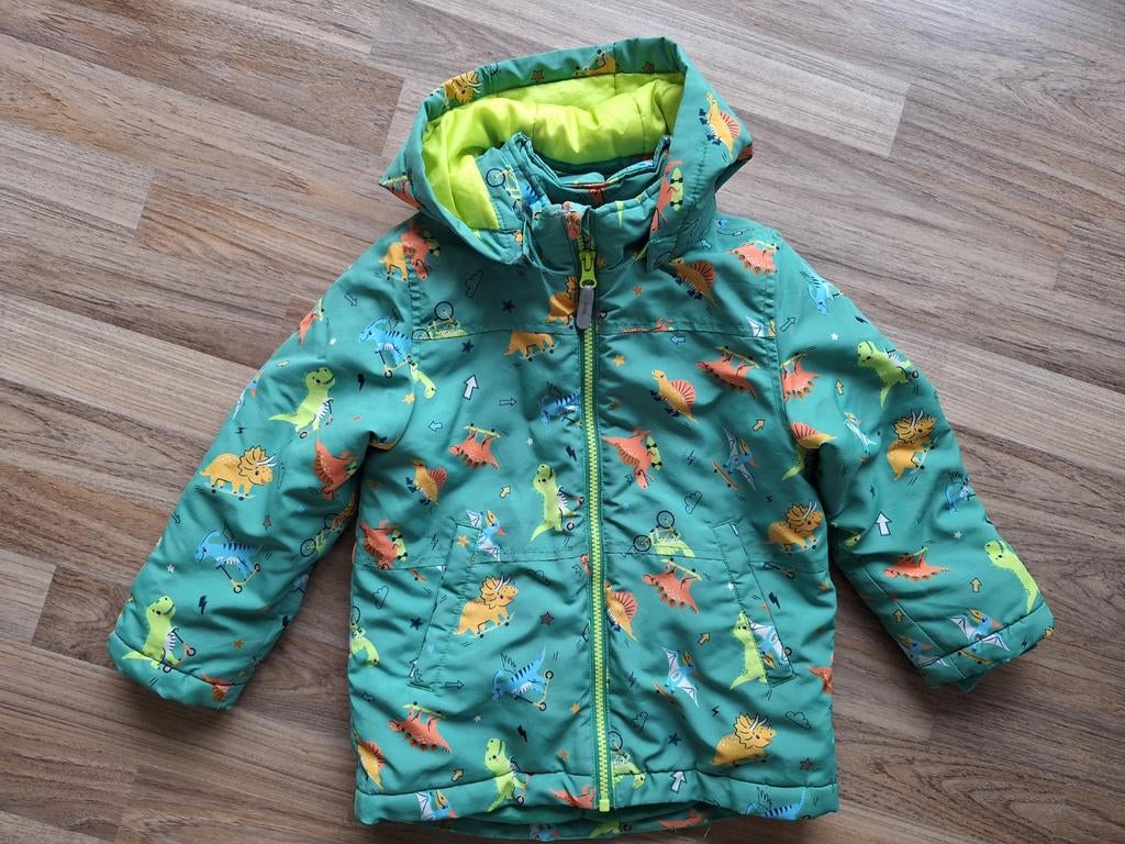 Groene dino jas van Name it maat 110, Ophalen of Verzenden, Gebruikt, Jongen, Jas