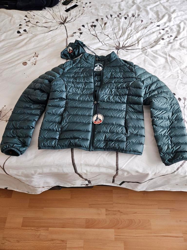 Jott donsjack donkergroen  L, Maat 48/50 (M), Nieuw, Ophalen of Verzenden, Jott