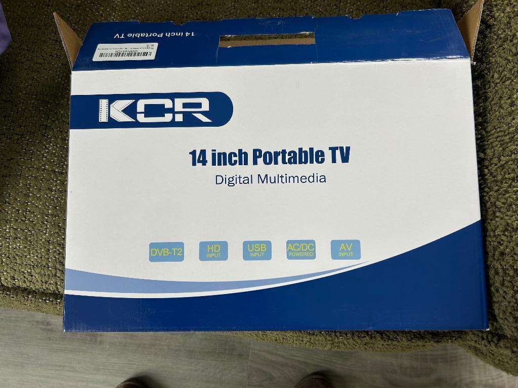 14 inch portable tv, Ophalen, Nieuw, 50 Hz, Overige merken