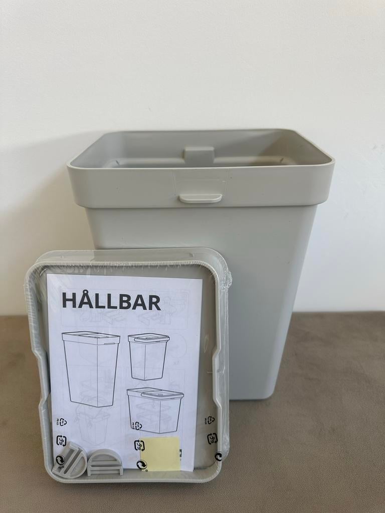 IKEA Afvalemmer 10L, Ophalen, Kunststof, Nieuw, Minder dan 50 cm