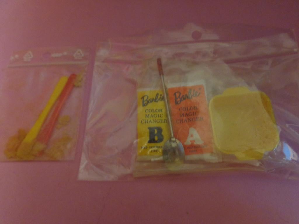 Barbie Vintage Color Magic kleur set, Verzamelen, Ophalen of Verzenden, Gebruikt, Accessoires
