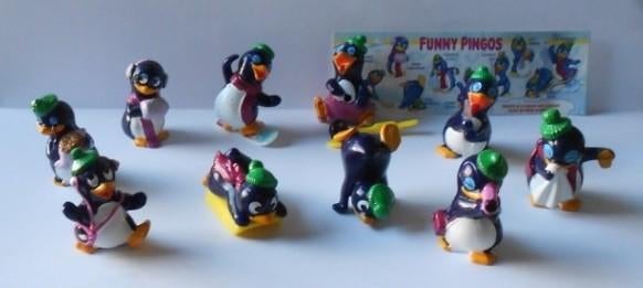 Kindersurprise Ferrero : Peppy / Funny Pingos = Pinguïns, Ophalen of Verzenden, Zo goed als nieuw, Overige typen