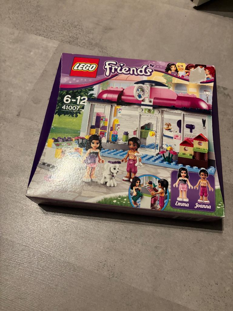 lego friends setnummer 41007 dierensalon, Ophalen of Verzenden, Zo goed als nieuw, Complete set, Duplo
