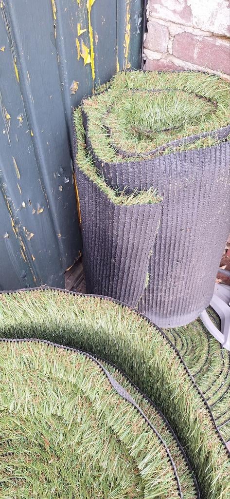 Te koop reststukken kunstgras, Tuin en Terras, Gras en Kunstgras, Ophalen, Nieuw, 10 tot 20 m²