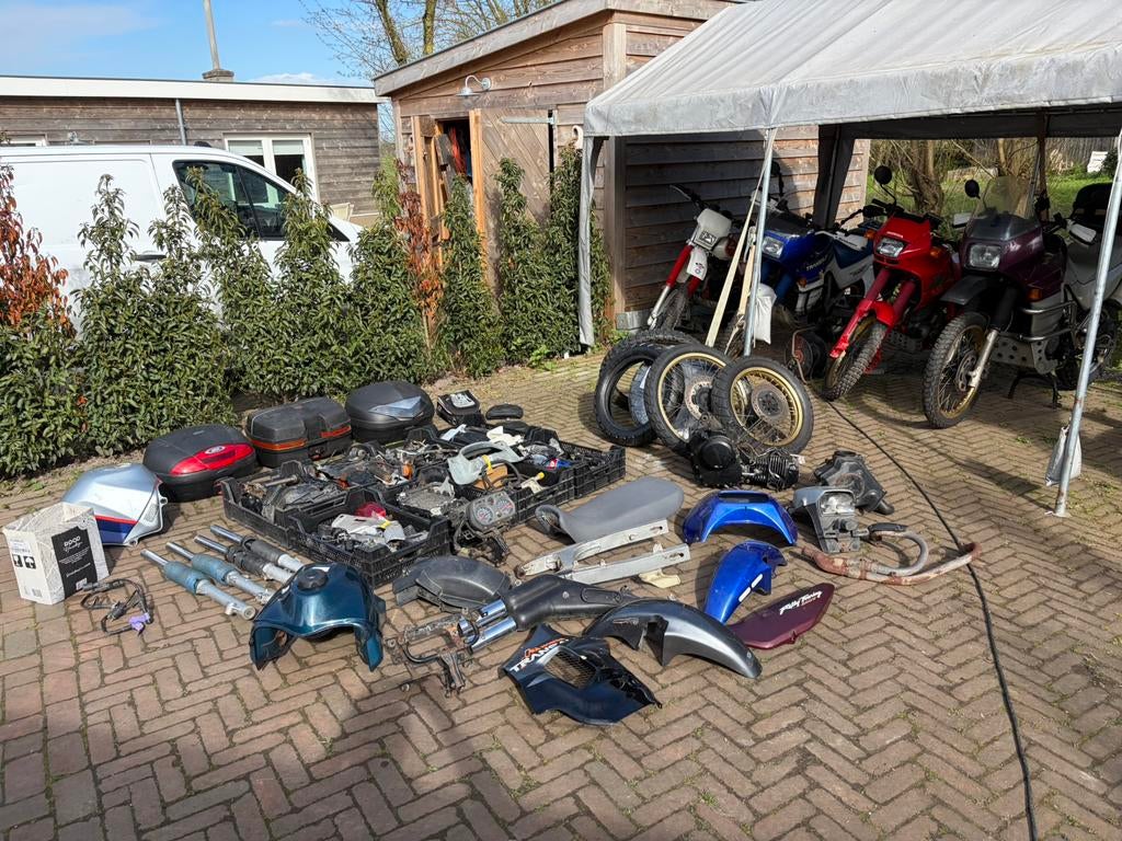Heel veel Honda Transalp xl600v onderdelen pd06, Motoren, Ophalen of Verzenden
