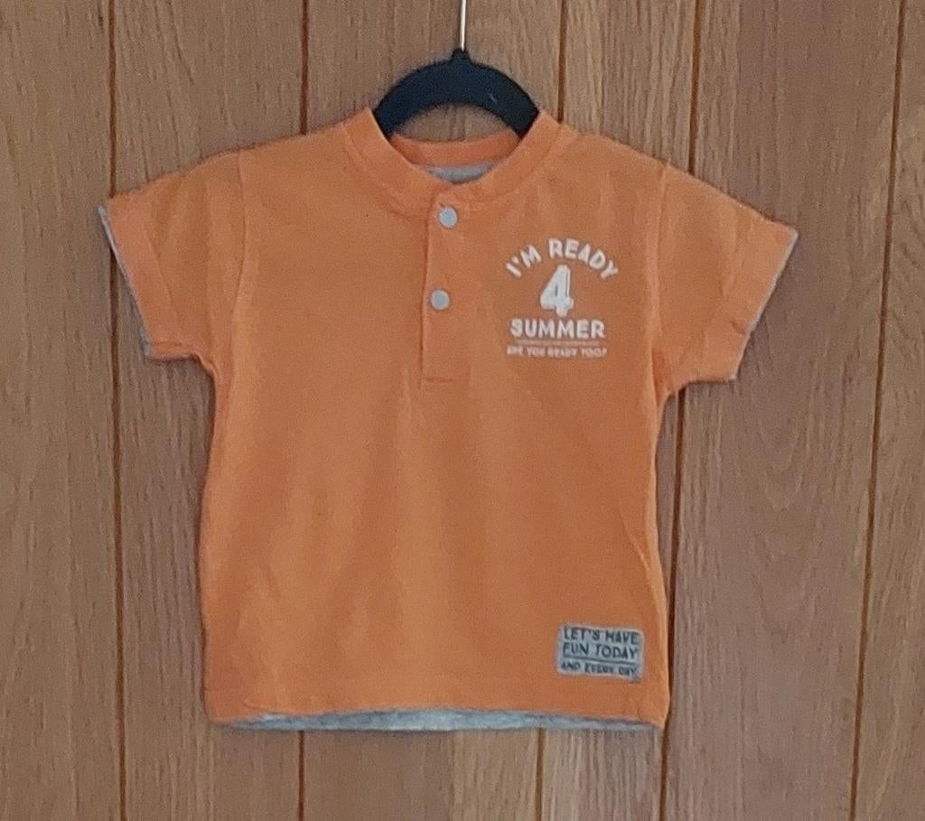 Oranje T-shirt -  Maat 80, Ophalen, Zo goed als nieuw, Jongetje, Shirtje of Longsleeve