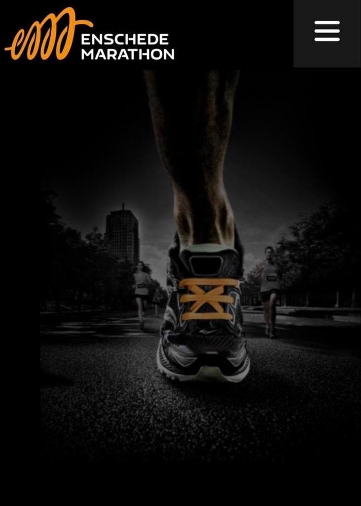 Startbewijs halve marathon Enschede, Ophalen of Verzenden, Nieuw, Overige typen, Overige merken