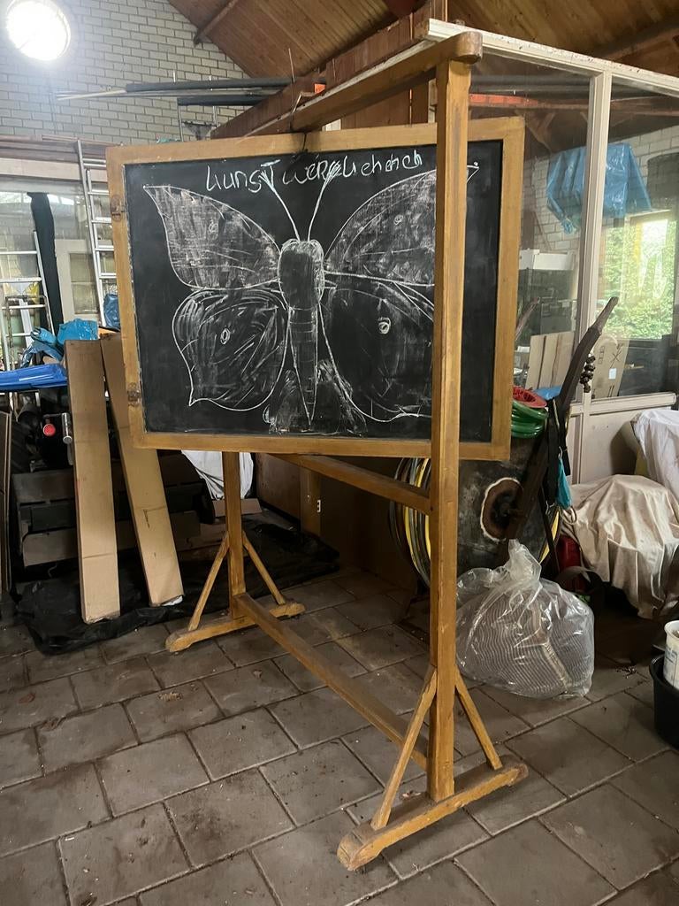 Vintage schoolbord, Diversen, Ophalen, Gebruikt, Krijtbord