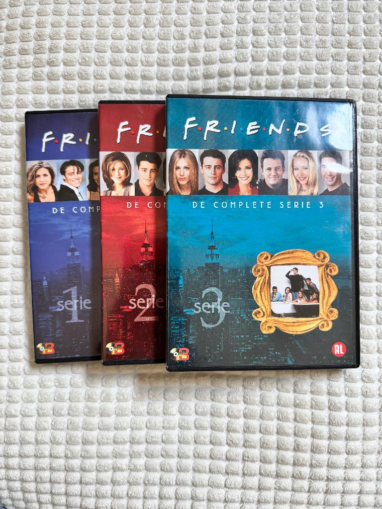 FRIENDS - seizoen 1, 2 en 3 op DVD, Cd's en Dvd's, Dvd's | Tv en Series, Alle leeftijden, Ophalen of Verzenden, Zo goed als nieuw