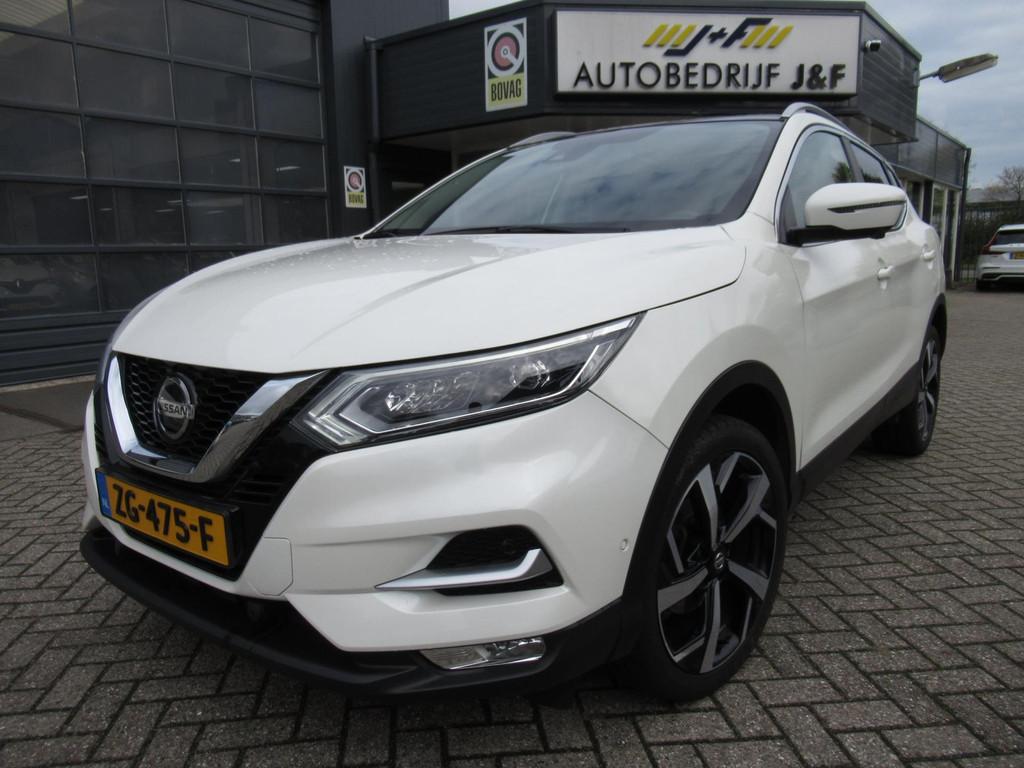 Nissan Qashqai 1.2 Tekna 1e Eig / PANO / NAV / PDC 2x / Stoe, Voorwielaandrijving, Gebruikt, 4 cilinders, Lichtsensor