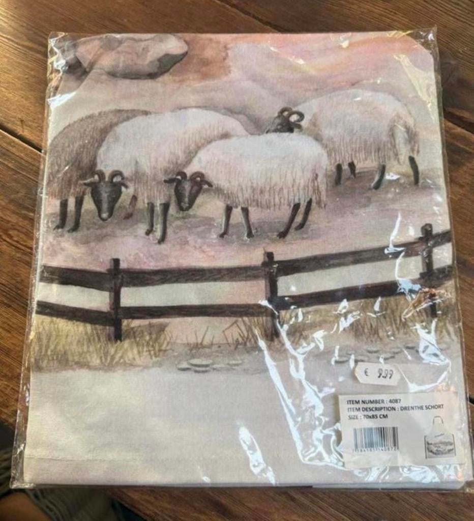Boerenschort keukenschort Drenthe nieuw schapen, Ophalen, Nieuw