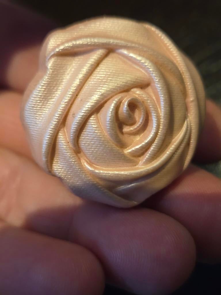 Grote Nieuwe Roze Rozenring - Verstelbaar, Nieuw, Ophalen of Verzenden, Roze, Dame