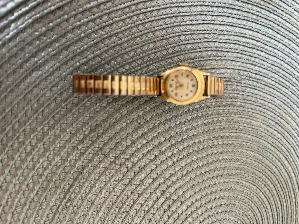 Daneshorloge Pontiac gold plated, Overige merken, Overige materialen, Gebruikt, Polshorloge