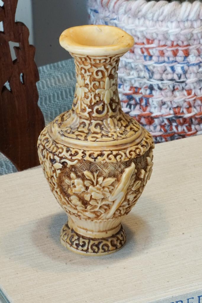 Vaas handgesneden, Ophalen of Verzenden